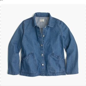J. Crew denim chore  jacket. NEW